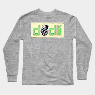 Dadli Black Pineapple Logo Long Sleeve T-Shirt